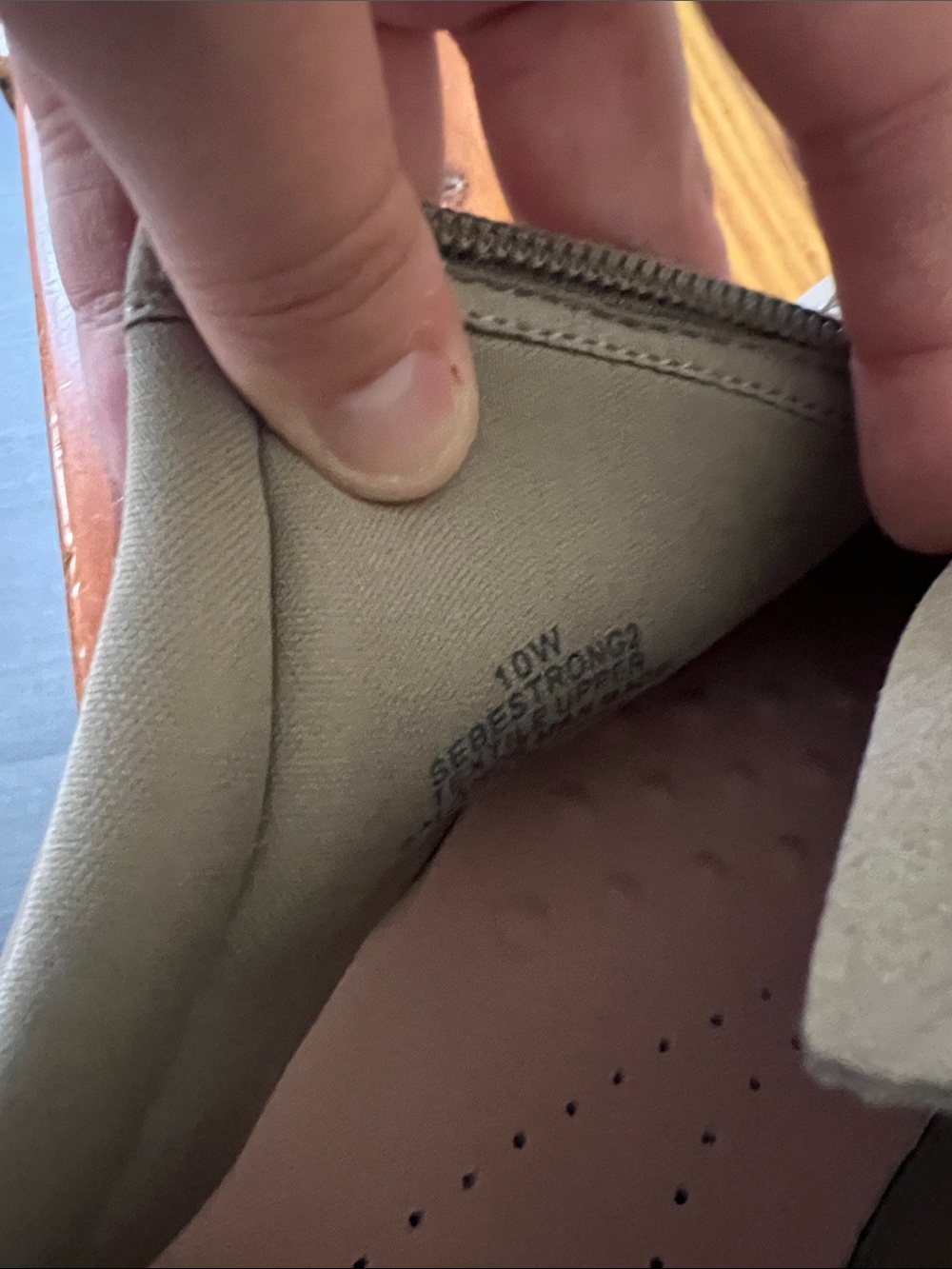 Easy Spirit Women's Slip-On Zipper Sneakers in Taupe Gray - Picture 4 of 4
